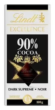 Шоколад Lindt Excellence 90% какао 100г