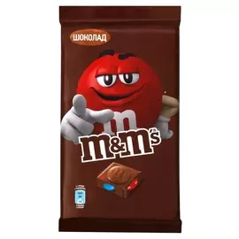 Шоколад M&amp;m`s с молочным шоколадом и разноцветным драже