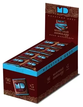 Шоколад монетный двор молочный 5г/96 шт