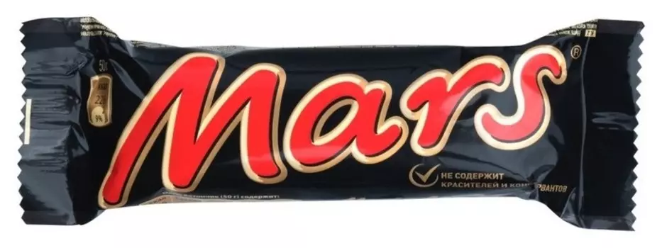 Шоколадный батончик Mars 50г