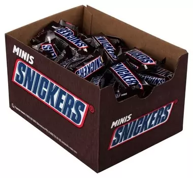Шоколадный батончик Snickers миниc, 1кг