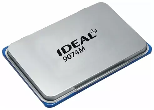 Штемпельная подушка Trodat Ideal, 160х90 мм, металлический корпус, синяя, 9074мс, 153127