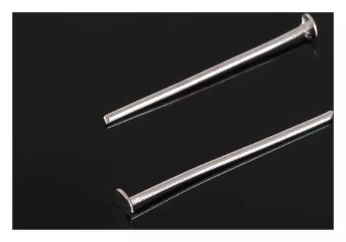 Штифт "Гвоздик" СМ-1097, 2 см, упаковка 100 гр, цвет серебро
