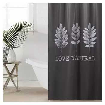 Штора для ванной этель Natural Print 145 х 180 см, полиэстер