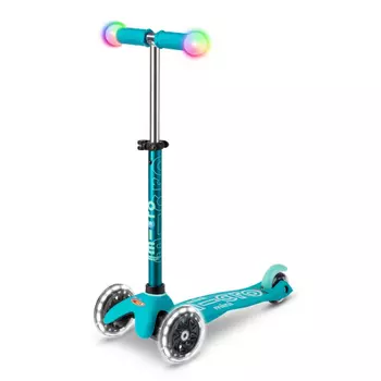 Самокат Mini Micro Deluxe Magic LED Аква