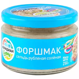 Сельдь рубленная соленая Меридиан Форшмак, 200 г