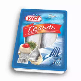 Сельдь Vici атлантическая пряного посола, 1,3 кг