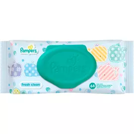 Салфетки влажные Pampers Fresh Clean 64 шт