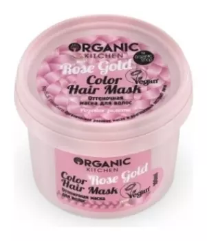 Маска для волос оттеночная Розовое золото. Color hair mask Rose Gold