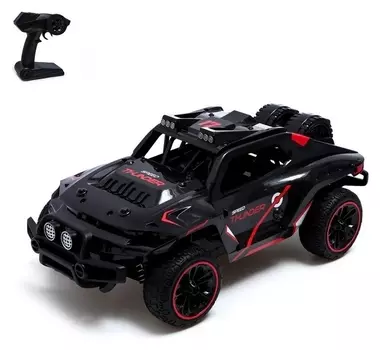 Машина радиоуправляемая «Багги», 1:16, 4wd, 25 км/ч, работает от аккумулятора, цвет чёрный