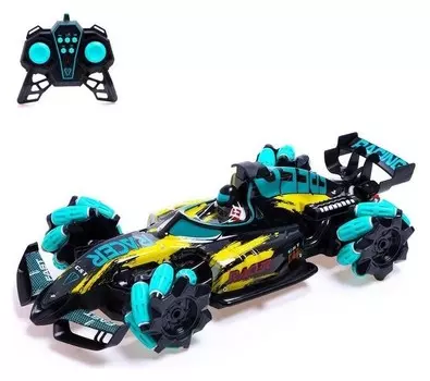 Машина радиоуправляемая «Формула», 4wd, эффект дыма, цвет жёлтый