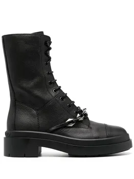 Ботинки Nari из зернистой кожи JIMMY CHOO, черный