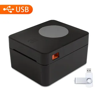 Настольный термопринтер для этикеток размером 4x6 дюймов. Печать этикеток в упаковке «Все в одном». W-UK-1 белый