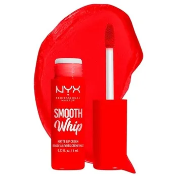 Матовый крем для губ Smooth Whip Matte Lip Cream 12 с глазурью сверху, Nyx Professional Makeup