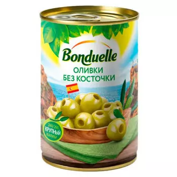 Оливки Bonduelle без косточек 314г