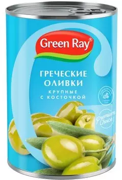 Оливки гринн рей 425 г гигант с/к ж/б