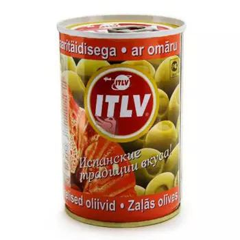 Оливки ITLV 314г с креветками ж/б