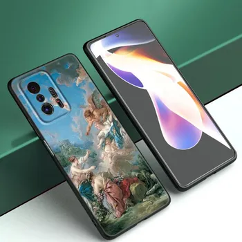 Renaissance Art Painting Phone Case For Xiaomi Mi A2 8 9 SE Note 10 10T 11 12 Lite 9T 11T 12S 12T Pro A3 6X 12X Soft Black Cover Xiaomi Mi A2(6X)
