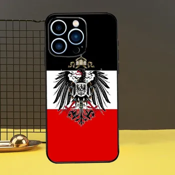 Защитный чехол с флагом немецкой империи для iPhone 11 14 12 13 Pro Max Mini X XR XS Max 7 8 Plus SE 2020, чехол для телефона iPhone 7