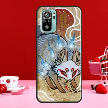 Чехол Fox в японском стиле для Redmi Note 10 Pro, чехол для Redmi Note 11 Pro, Note 8, 9 Pro, 9S, 10S, 11S, 9C, 9A, 9T Redmi 7