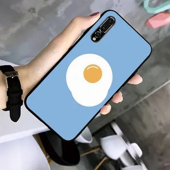 Cute Poached Eggs Phone Case For Huawei G7 G8 P7 P8 P9 P10 P20 P30 Lite Mini Pro P Smart Plus Cove Fundas P20Lite
