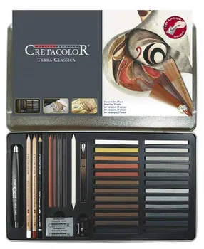Набор для рисования Cretacolor "Terra Classica" 37 предметов