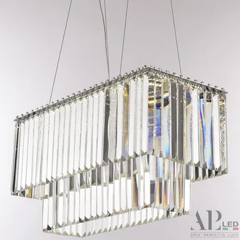 Подвесная люстра хрустальная светодиодная APL LED Sicilia SH11.57.C.Ni.4000