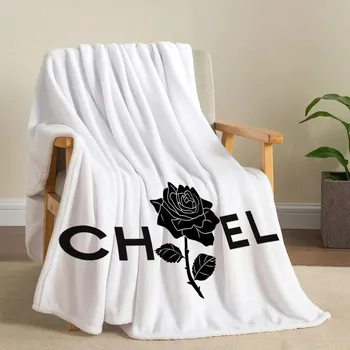 Soft and Warm Blanket For Summer Spring Autumn ,Luxury Brand Flannel Blanket for Couch, Sofa, Office, Bed, Camping, Traveling 30x40in