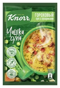 Суп Knorr Чашка супа гороховый с сухариками 21г