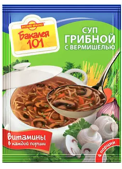 Суп Русский продукт грибной с вермишелью 60г