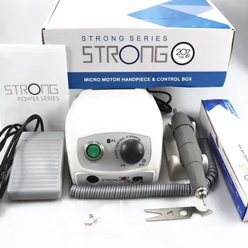Фрезер Strong 207B Электрический для маникюра и педикюра, аппарат для маникюра и педикюра, 50000 об/мин, 210