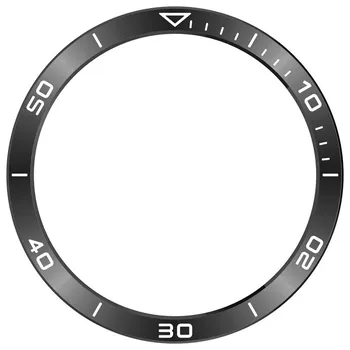 Чехол-кольцо для Garmin Fenix 8 51 мм AMOLED, цветной защитный чехол с металлической рамкой для Garmin Fenix 8 47 43 мм AMOLED 43mm серебряный/красный