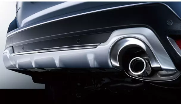 Накладки на передний и задний бампер для Subaru Forester 2018 - 2019