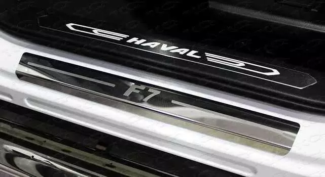 Накладки на пороги TCC HAVF719-10 HAVAL F7 2019-