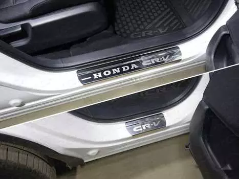 Накладки на пороги TCC HONCRV17-07 Honda CR-V 2017-