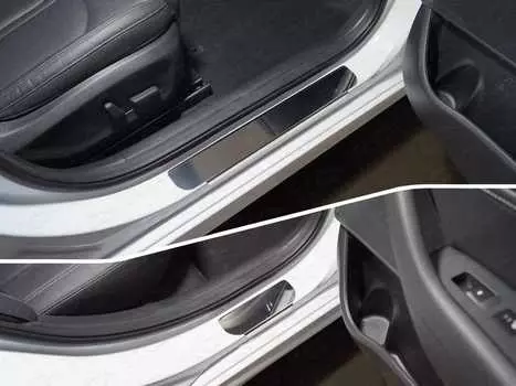 Накладки на пороги TCC HYUNSON18-02 Hyundai Sonata 2018-