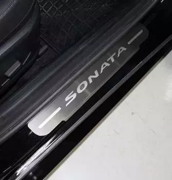Накладки на пороги TCC HYUNSON20-10 Hyundai Sonata 2020-