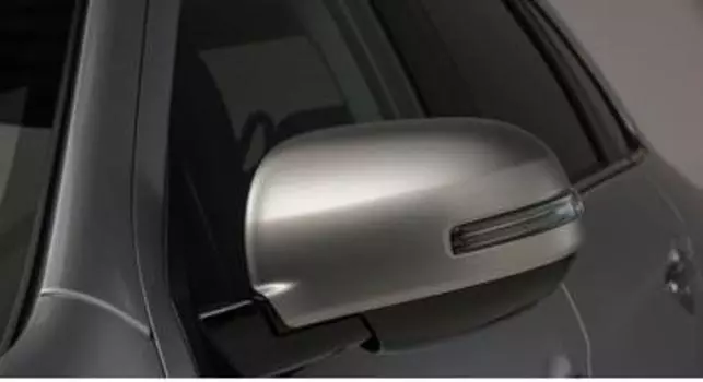 Накладки на боковые зеркала, серебристые для Mitsubishi ASX (2013 - 2012)
