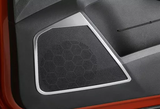 Накладки на дверные динамики Skoda Karoq 2020 (Шкода Карок)