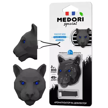 MEDORI Ароматизатор для автомобиля и интерьера Panther 3D Velvet Kiss 27.0