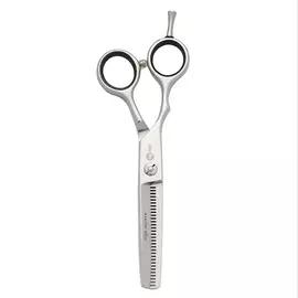 MELONPRO Парикмахерские ножницы Silver Edition для левши филировочные 32 зубьев 5,5"