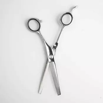 MELONPRO Парикмахерские ножницы silver edition филировочные 28 зубьев 5,5"