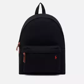 Рюкзак Polo Ralph Lauren Canvas Large Embroidered Logo, цвет чёрный
