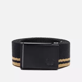 Ремень Fred Perry Tipped Webbing, цвет чёрный, размер XL