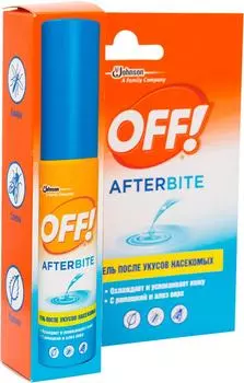 Гель после укусов насекомых OFF! Afterbite 25мл
