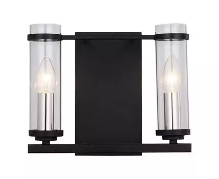 Бра ST LUCE (серебристый, черный, 29,4)
