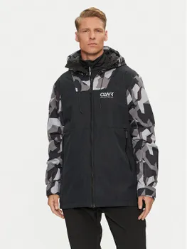 Лыжная куртка стандартного кроя Colourwear, черный