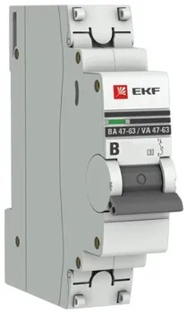 Автоматический выключатель EKF mcb4763-1-01B-pro 1P 1А (В) 4,5kA ВА 47-63