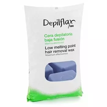 Горячий воск в брикетах Depilflax синий