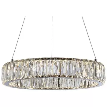 Подвесной хрустальный светильник светодиодный 8240/40 chrome Newport 8240 кольцо
